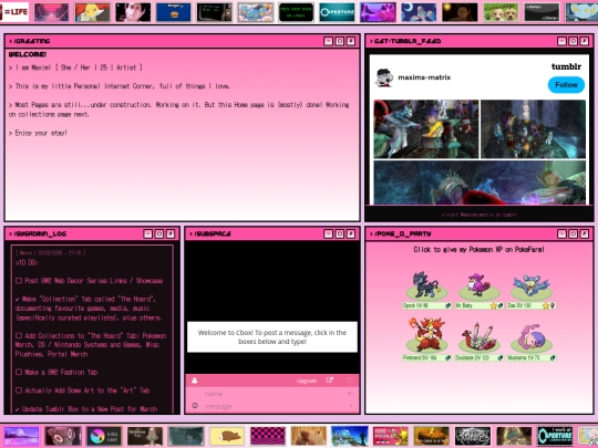 pages/home screenshot