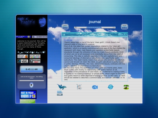 journal screenshot