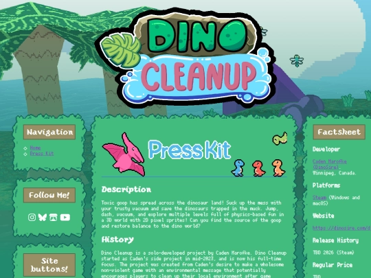 dinocleanup/presskit screenshot