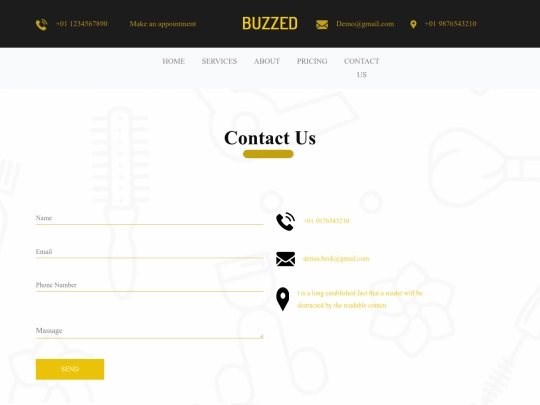 contact screenshot