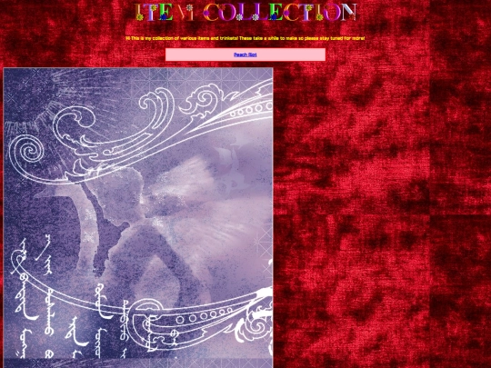 Itemcollection screenshot