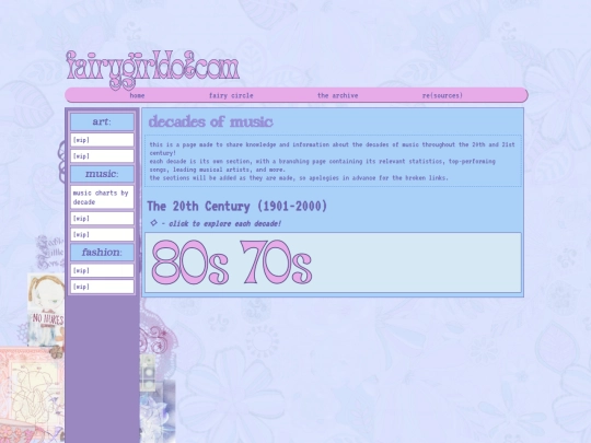 artandmusic/decadesofmusic screenshot