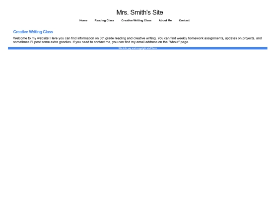 Lesson11_SiteRedesign/creativewriting screenshot