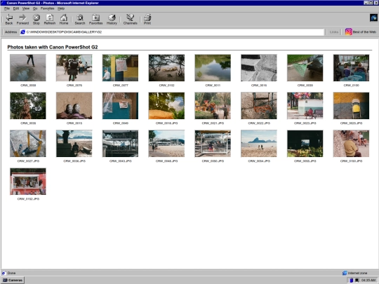 g2_gallery screenshot