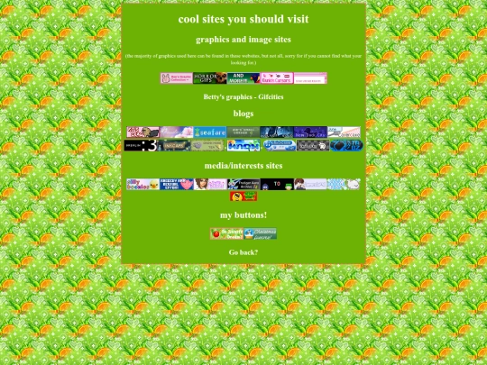 pages/coolsites screenshot