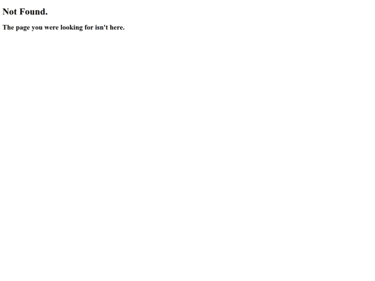 not_found screenshot