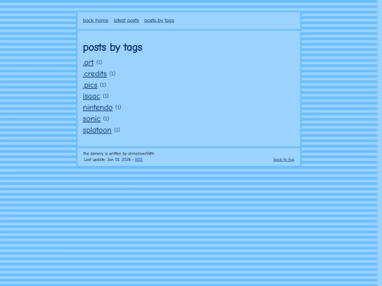 blog/tags screenshot
