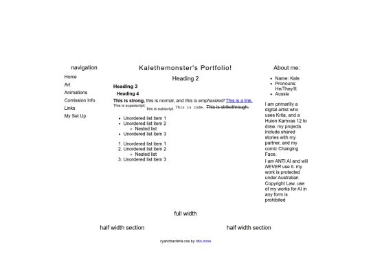 template-page screenshot