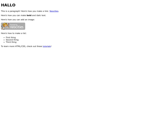 index screenshot