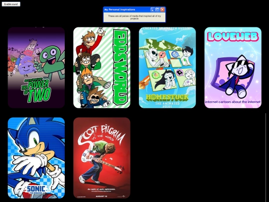 Experiment screenshot