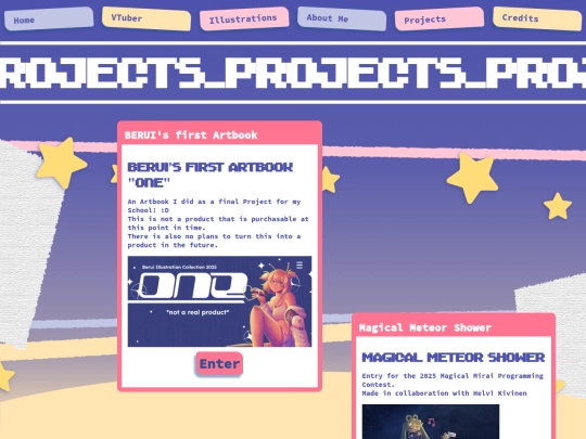 projects screenshot