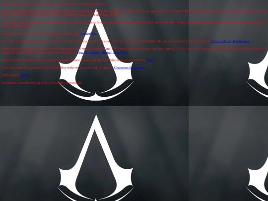 Index of Assassins Creed screenshot