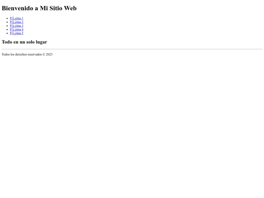 MiSitioWeb screenshot