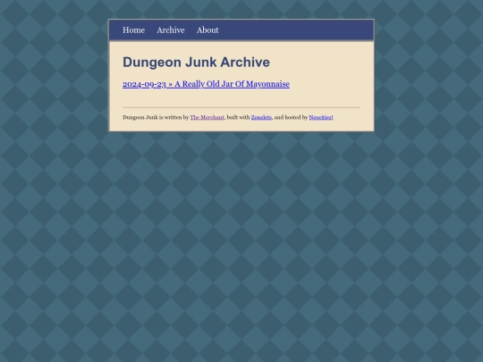 archive screenshot