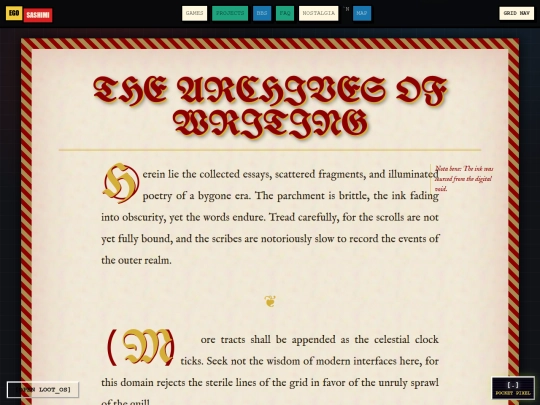 writing screenshot