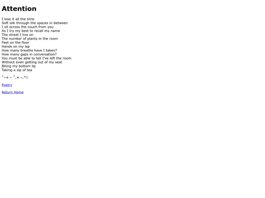 poetry/attention screenshot