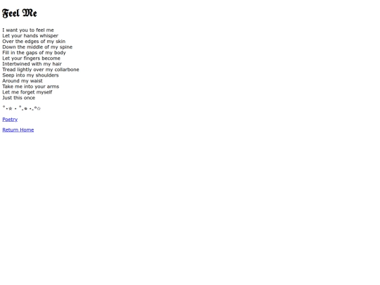 poetry/feel-me screenshot