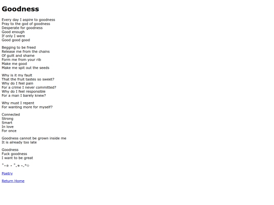 poetry/goodness screenshot
