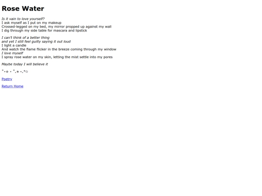 poetry/rose-water screenshot