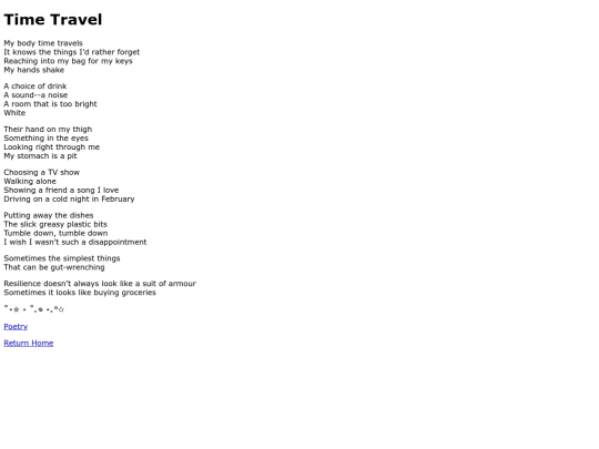 poetry/time-travel screenshot