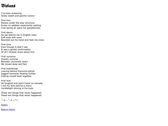 poetry/visions screenshot