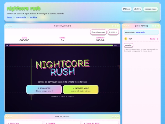 nightcoregame screenshot