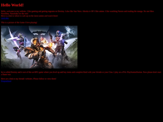 index screenshot