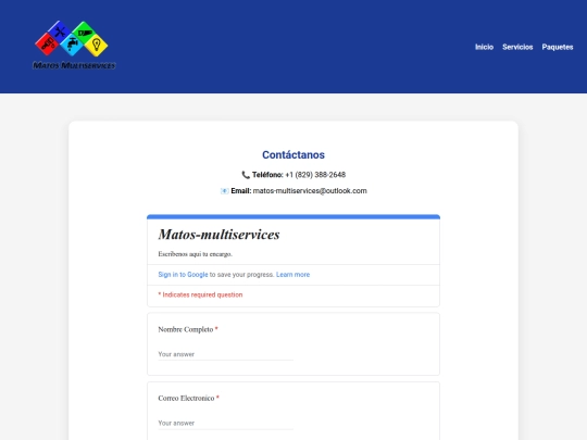 contacto screenshot