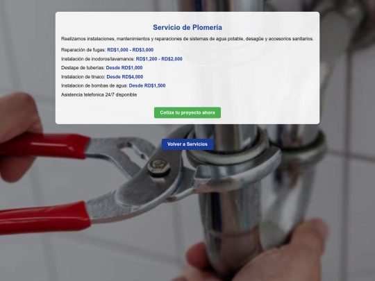 plomeria screenshot
