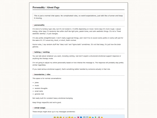 mypersonalityandmore screenshot