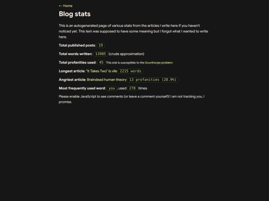 blogstats screenshot