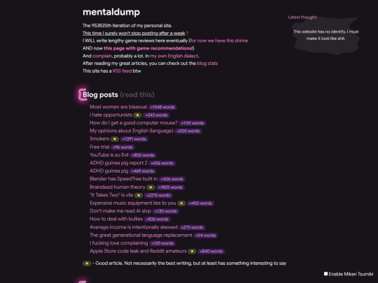 index screenshot