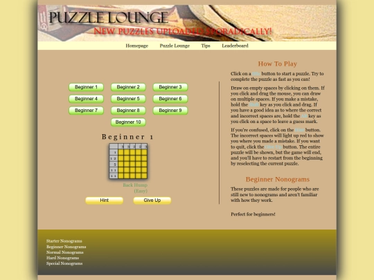 puzzle/beginner screenshot
