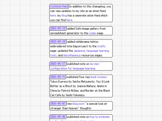 changelog screenshot