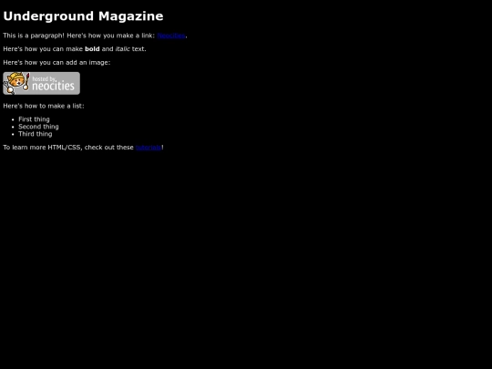 index screenshot