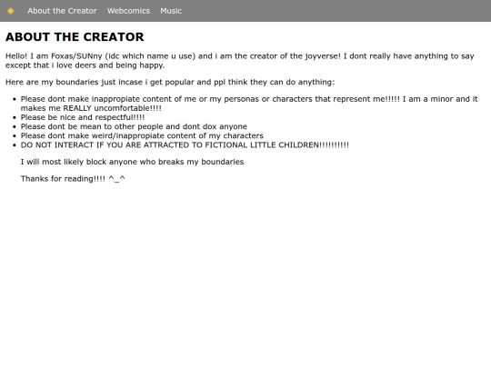 Aboutthecreator screenshot