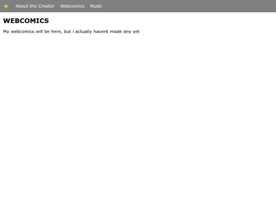 Webcomics screenshot