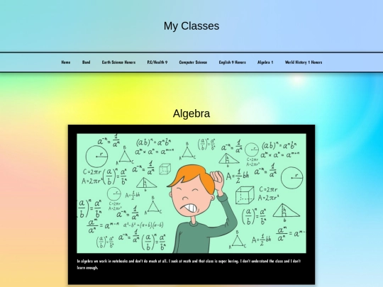 algebra screenshot