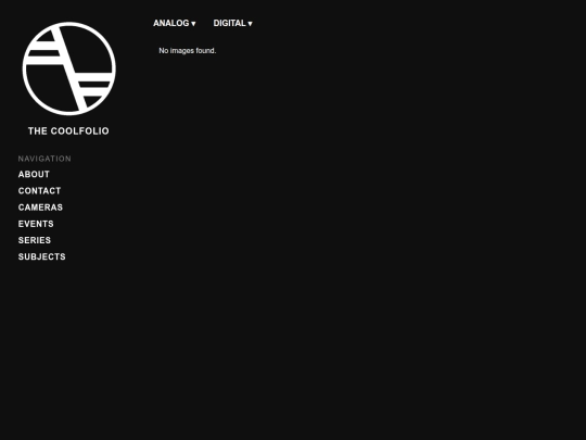 portfolio/cameras screenshot