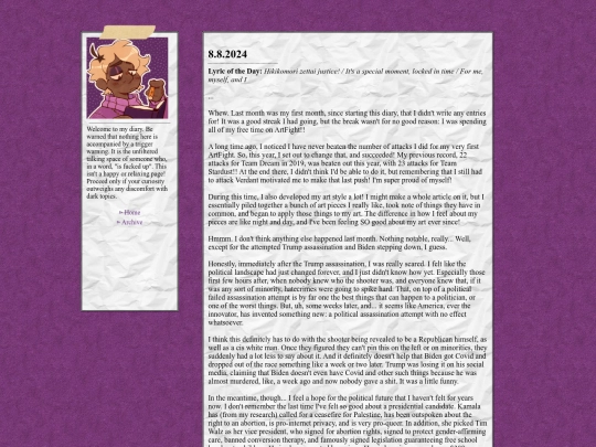 diary/aug2024 screenshot