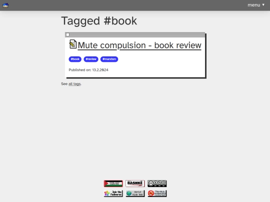 tags/book screenshot