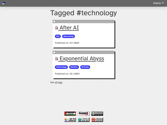 tags/technology screenshot