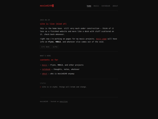 index screenshot