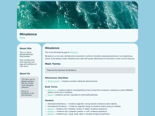 minalence screenshot