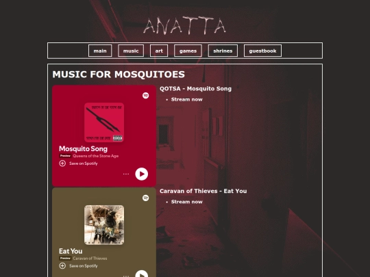 playlist_music_for_mosquitoes screenshot