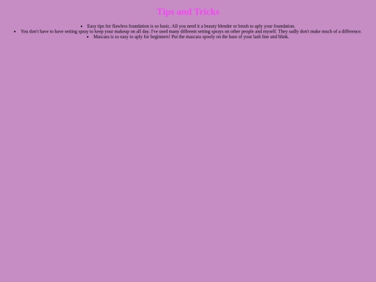 TipsandTricks screenshot