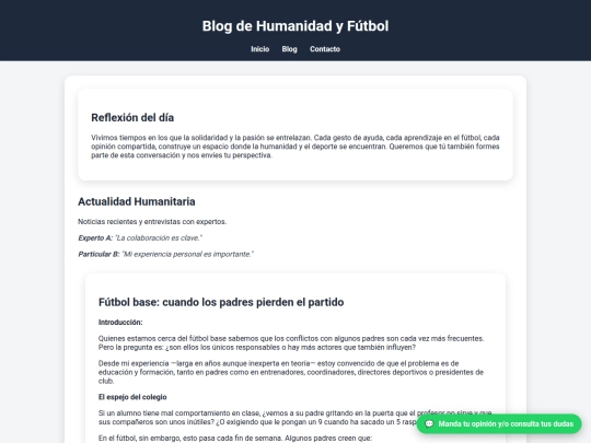 blog screenshot