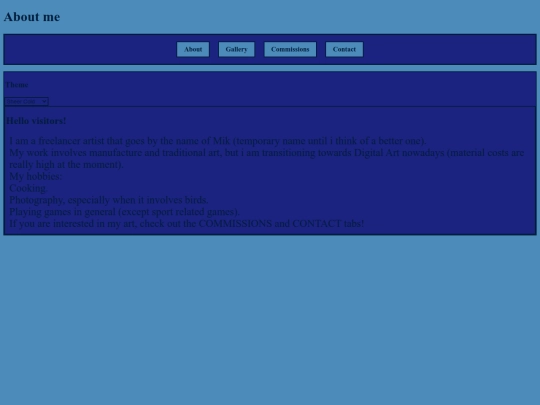 html/sobre screenshot