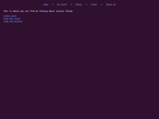 blogs/blogs screenshot