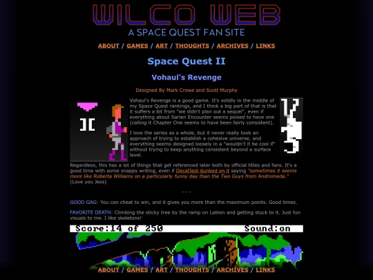 wilcoweb/games/sq2 screenshot